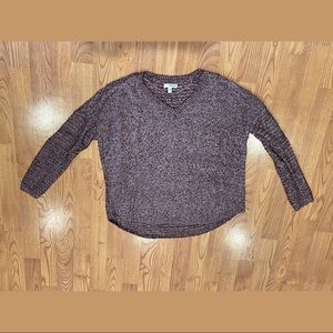 Maroon knitted sweater